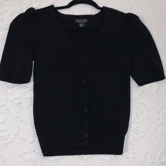 Rachel Zoe Sweaters - RACHEL ZOE BLACK CARDIGAN SWEATER